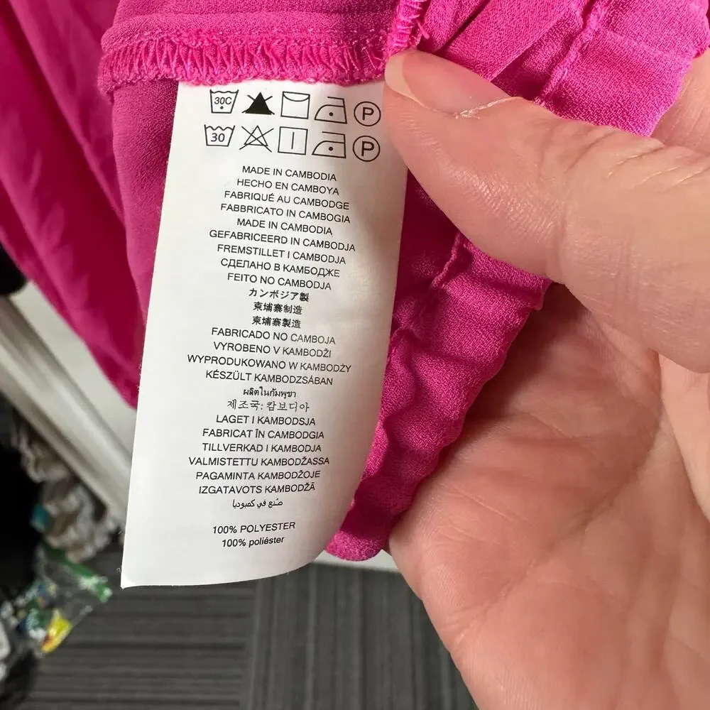 MICHAEL Michael Kors Pink Ruffle Off Shoulder Blouse Plus 3X NWOT